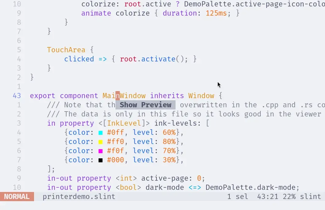 Opening a live Preview from Helix